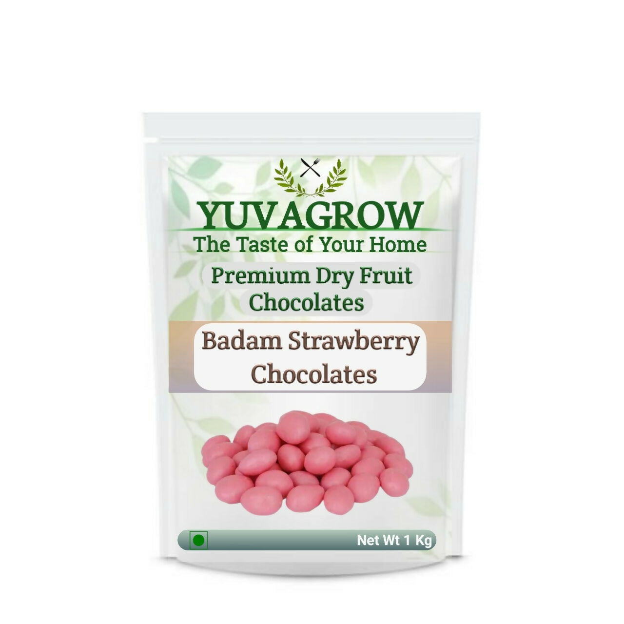 Yuvagrow Badam Strawberry Chocolates | Grocsy