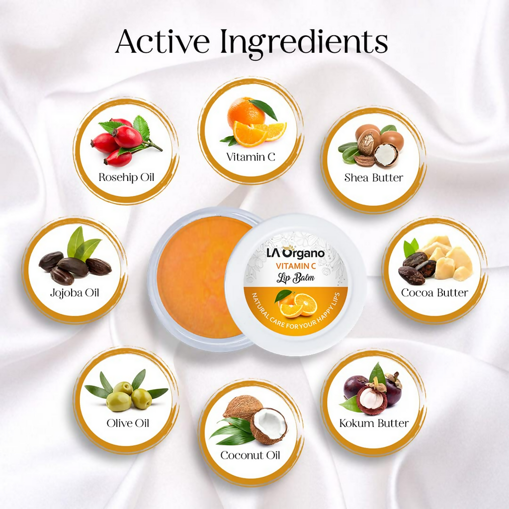 LA Organo Vitamin C Natural Lip Balm | Grocsy