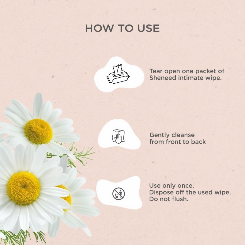 Sheneed Feminine Intimate Wipes | Grocsy