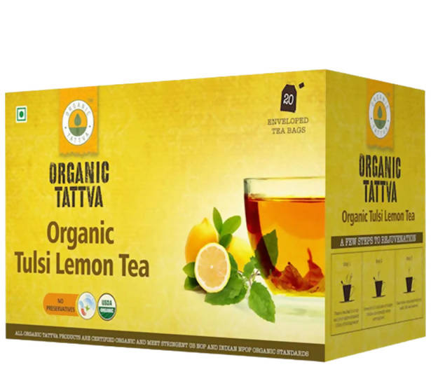 Organic Tattva Tulsi Lemon Tea | Grocsy