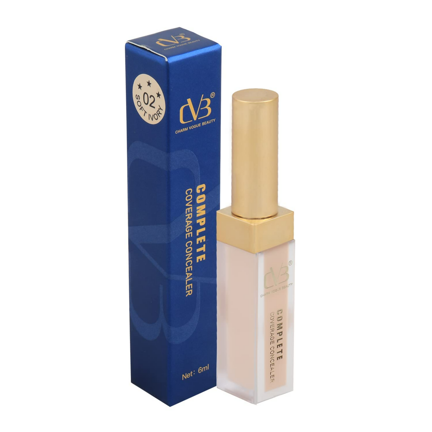 CVB C97 Natural Nude Complete Coverage Liquid Concealer Soft Ivory | Grocsy