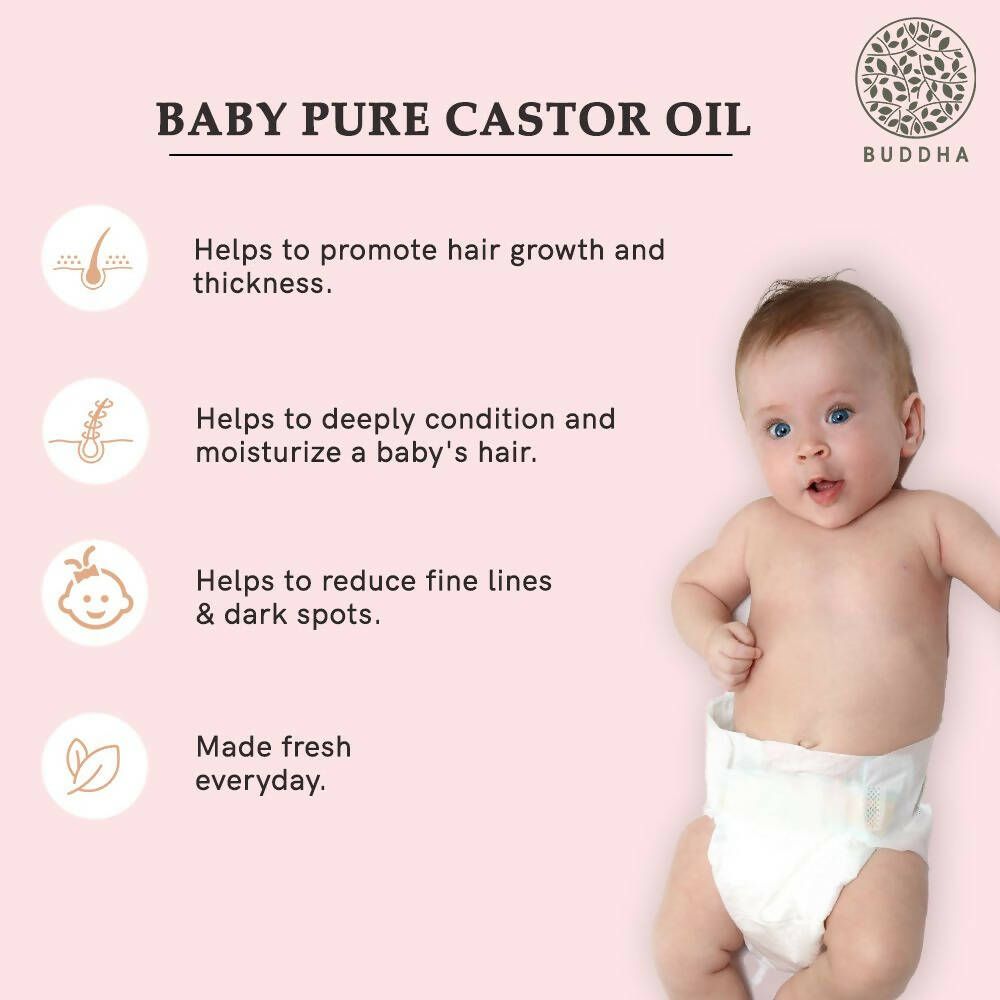 Buddha Natural Baby Castor Oil Cold Pressed Extra Virgin | Grocsy