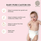 Buddha Natural Baby Castor Oil Cold Pressed Extra Virgin | Grocsy