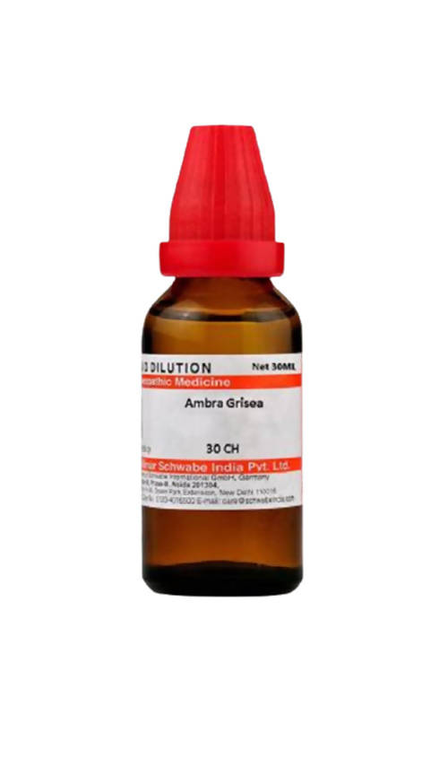 Dr. Willmar Schwabe India Ambra Grisea Dilution | Grocsy