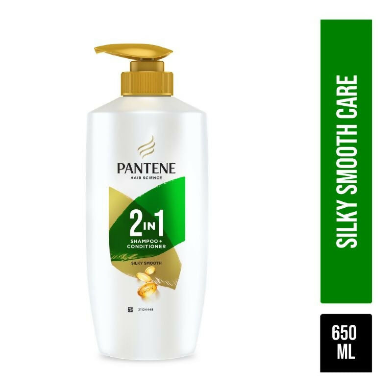 Pantene 2 In 1 Silky Smooth Care Shampoo + Conditioner | Grocsy