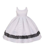 Asmaani Baby Girl's Off-White Colour Satin A-Line Maxi Full Length Dress (AS-DRESS-22154) | Grocsy