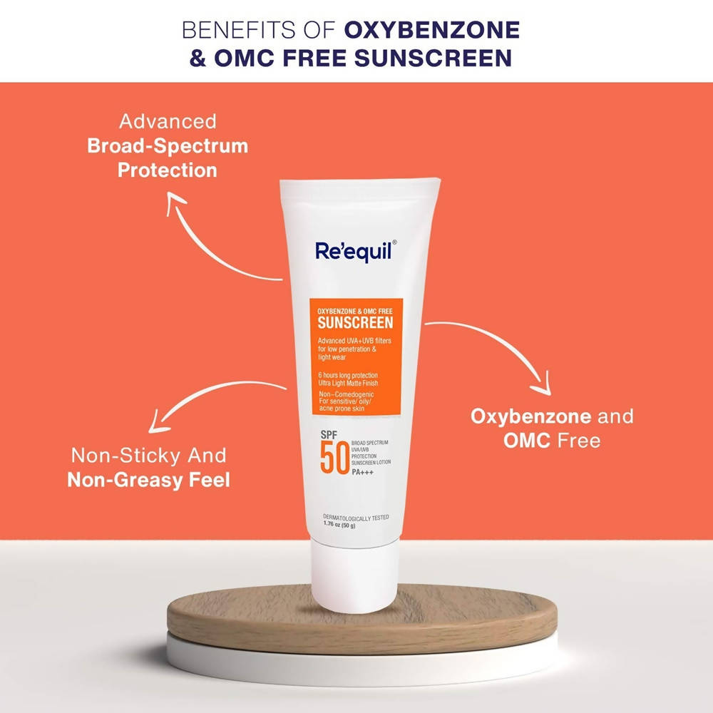 Re'equil Oxybenzone And OMC Free Sunscreen | Grocsy