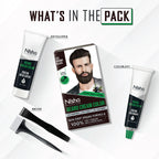 Nisha Beard Colour for Men - Black Brown | Grocsy