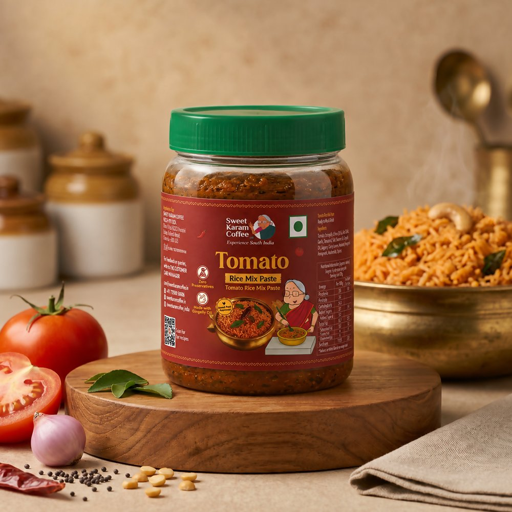 Sweet Karam Coffee Tomato Rice Mix Paste | Grocsy