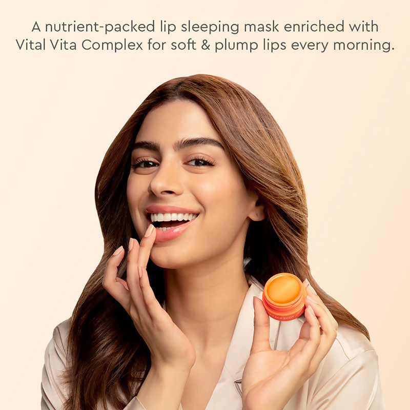 The Face Shop Vitamin C Lip Sleeping Mask | Grocsy