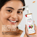 Himalaya Herbals Acne Clear+ Face Cleansing Gel | Grocsy