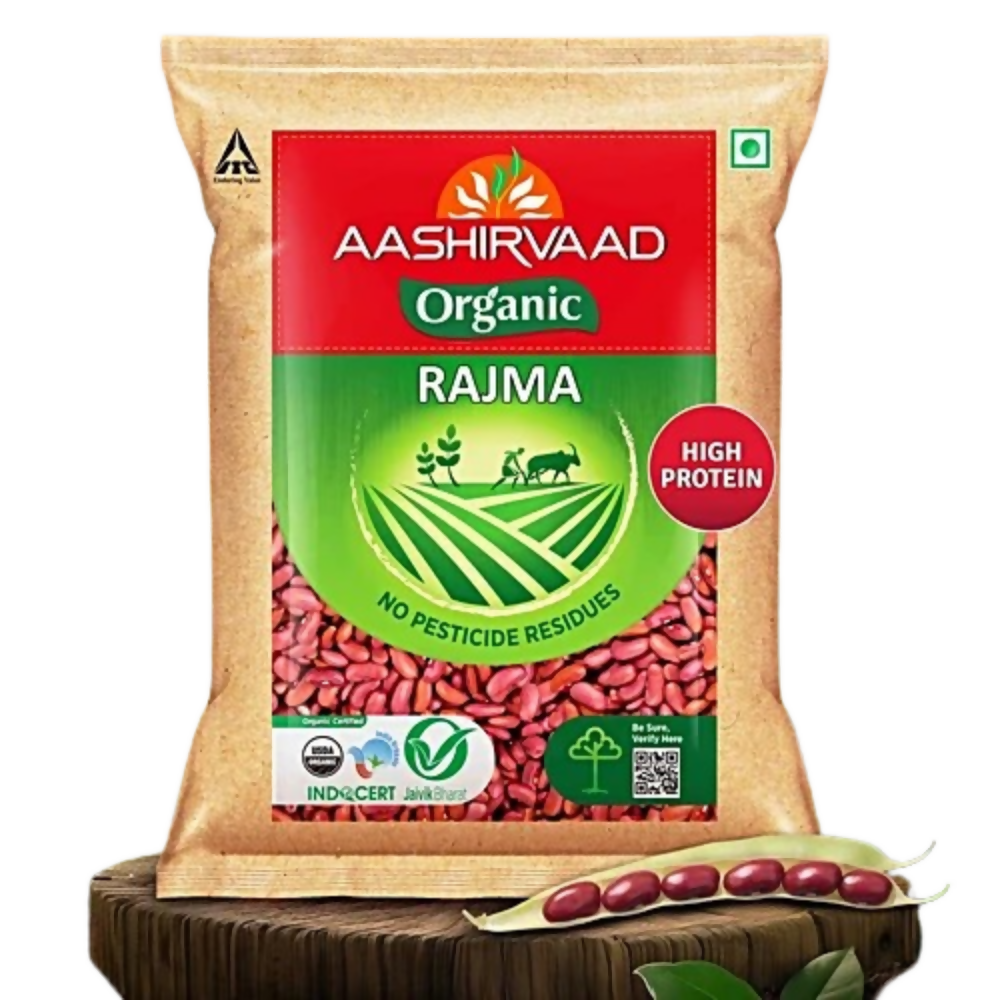 Aashirvaad Organic Rajma | Grocsy