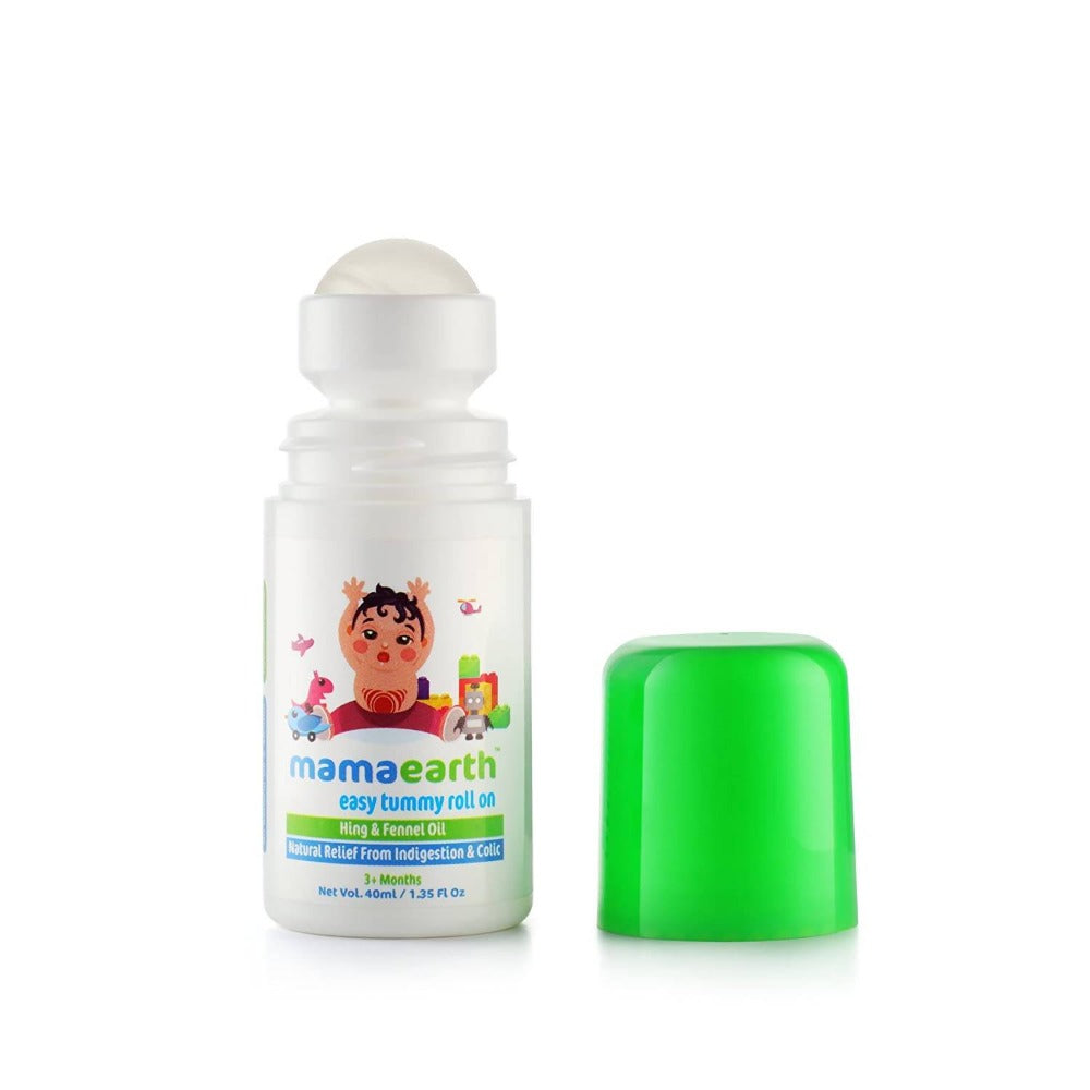 Mamaearth Easy Tummy Roll On For Relieves Tummy Discomfort & Soothes Gas Pain | Grocsy