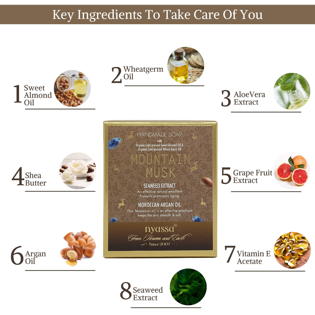 Nyassa Mountain Musk Handmade Soap | Grocsy