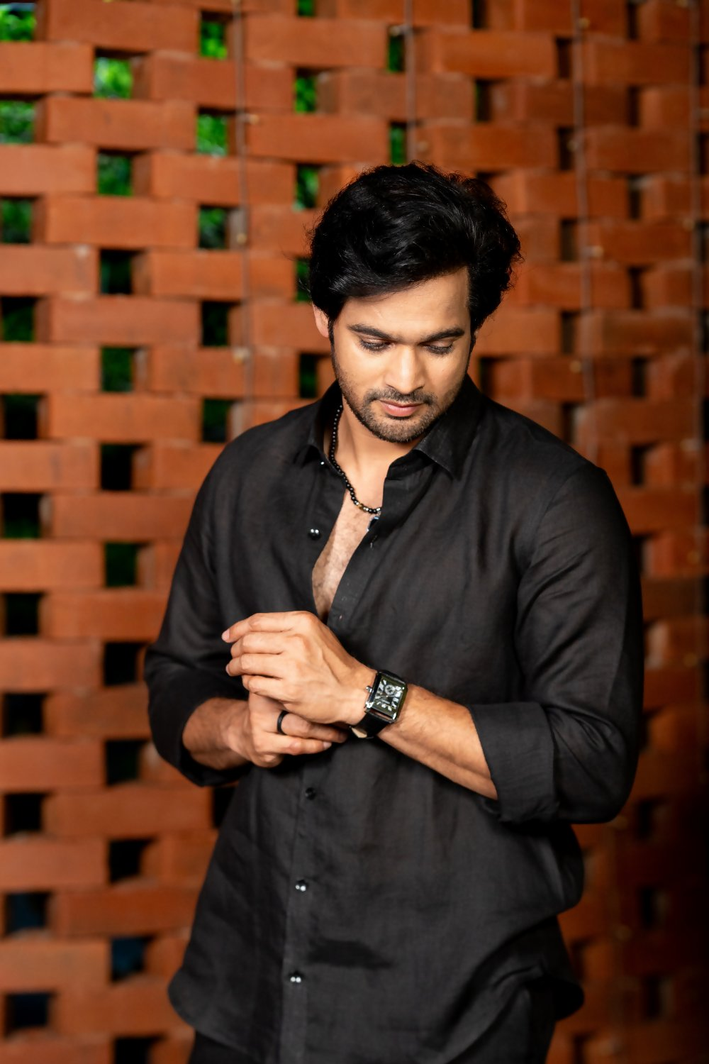 Linen Black Summer Breeze Shirt By Hilo Design | Grocsy