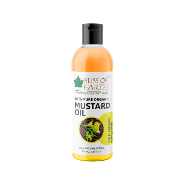 Bliss of Earth 100% pure Organic Mustard Oil | Grocsy