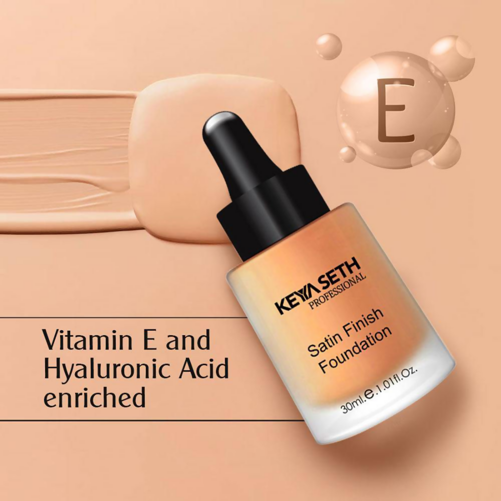 Keya Seth Aromatherapy Professional Satin Finish Foundation - Shade 4 | Grocsy