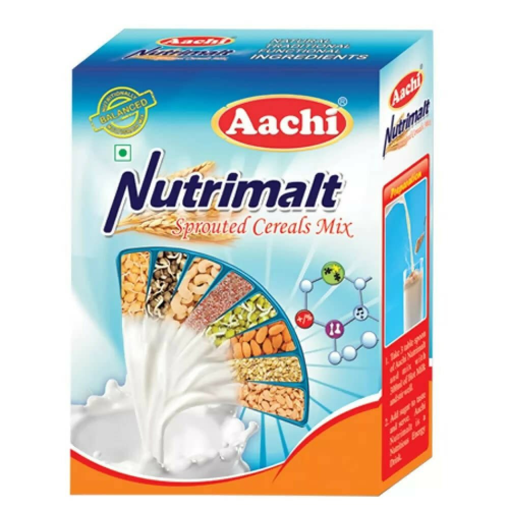 Aachi Nutrimalt Sprouted Grains Drink Mix | Grocsy
