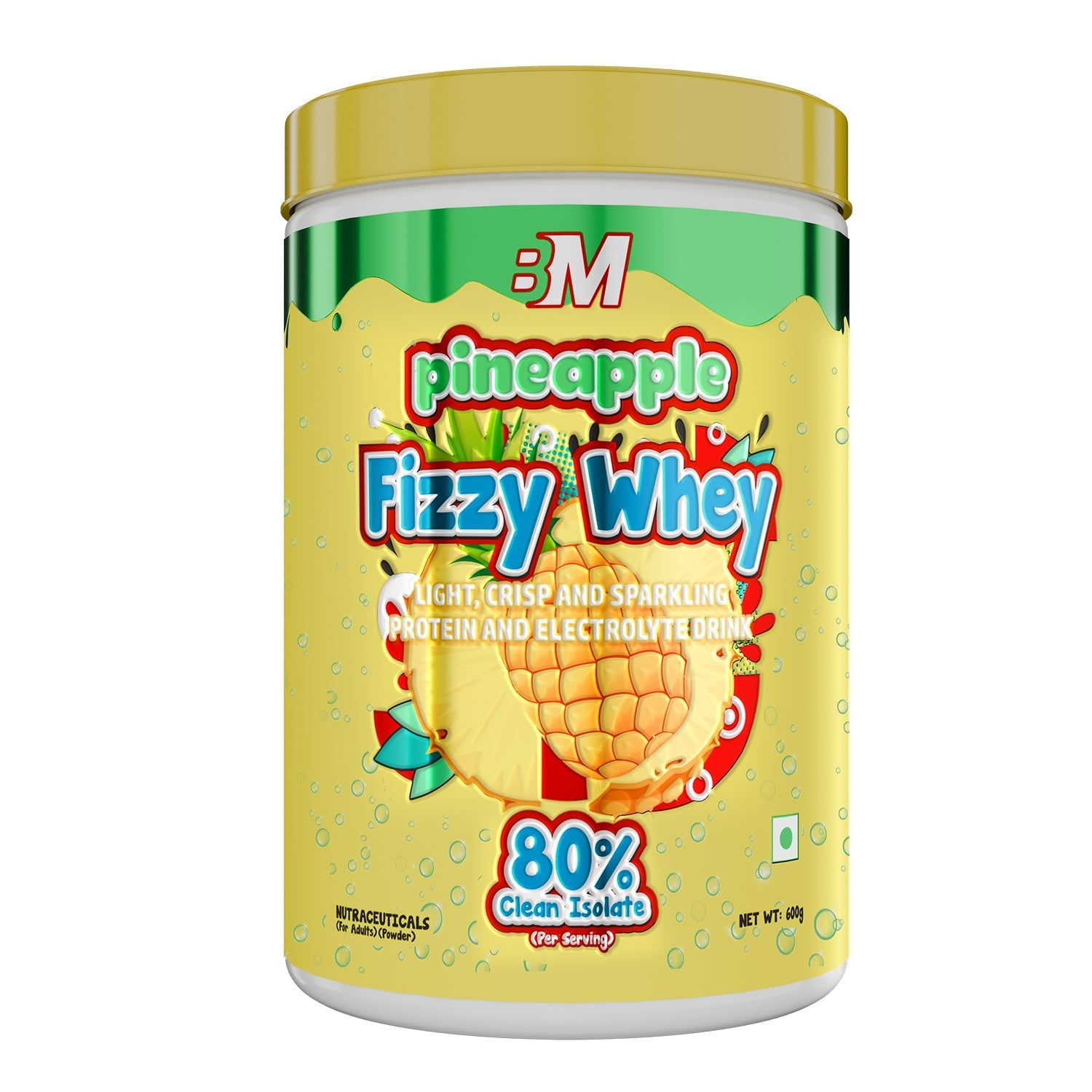 Big Muscles Nutrition Fizzy Whey & Shaker Combo | Grocsy