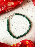 Joban Fashion Green Glass Glass Beads Trendy Bracelets | Grocsy