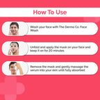 The Derma Co 1% Collagen + Peptides Sheet Mask | Grocsy