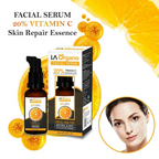 LA Organo Vitamin C Serum & Papaya Skin Whitening Cream Combo | Grocsy
