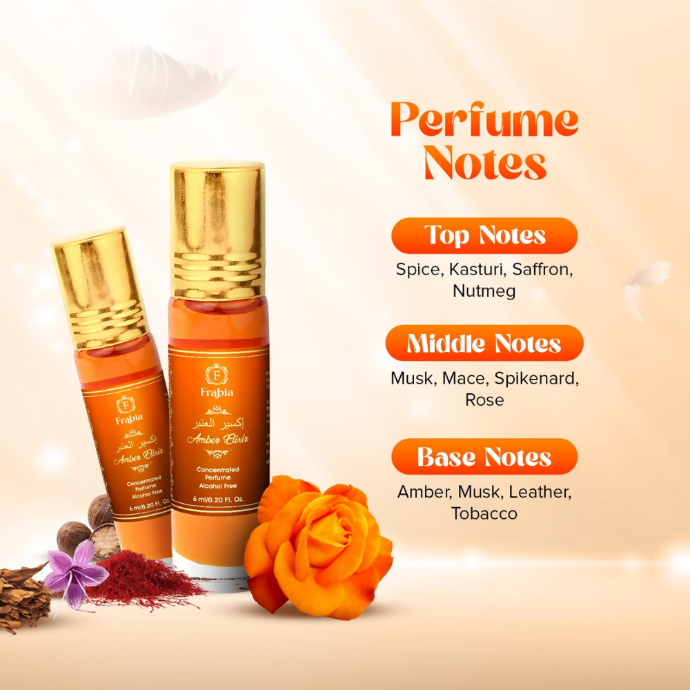 Frabia Amber Musk Perfume Oil for Men & Women | Grocsy