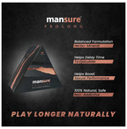 Mansure Prolong Capsules with Maca Root, Ginseng Ashwagandha & Safed Musli | Grocsy
