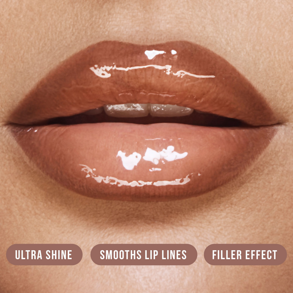 Huda Beauty Faux Filler Extra Shine Lip Gloss - Bombshell | Grocsy