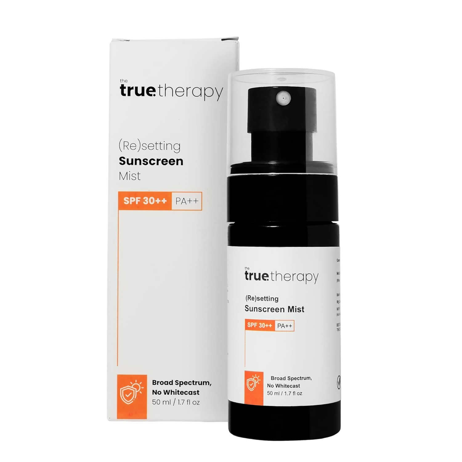 The True Therapy (Re) Setting Sunscreen Mist (Spray) For Men & Women SPF 30++ PA++ | Grocsy