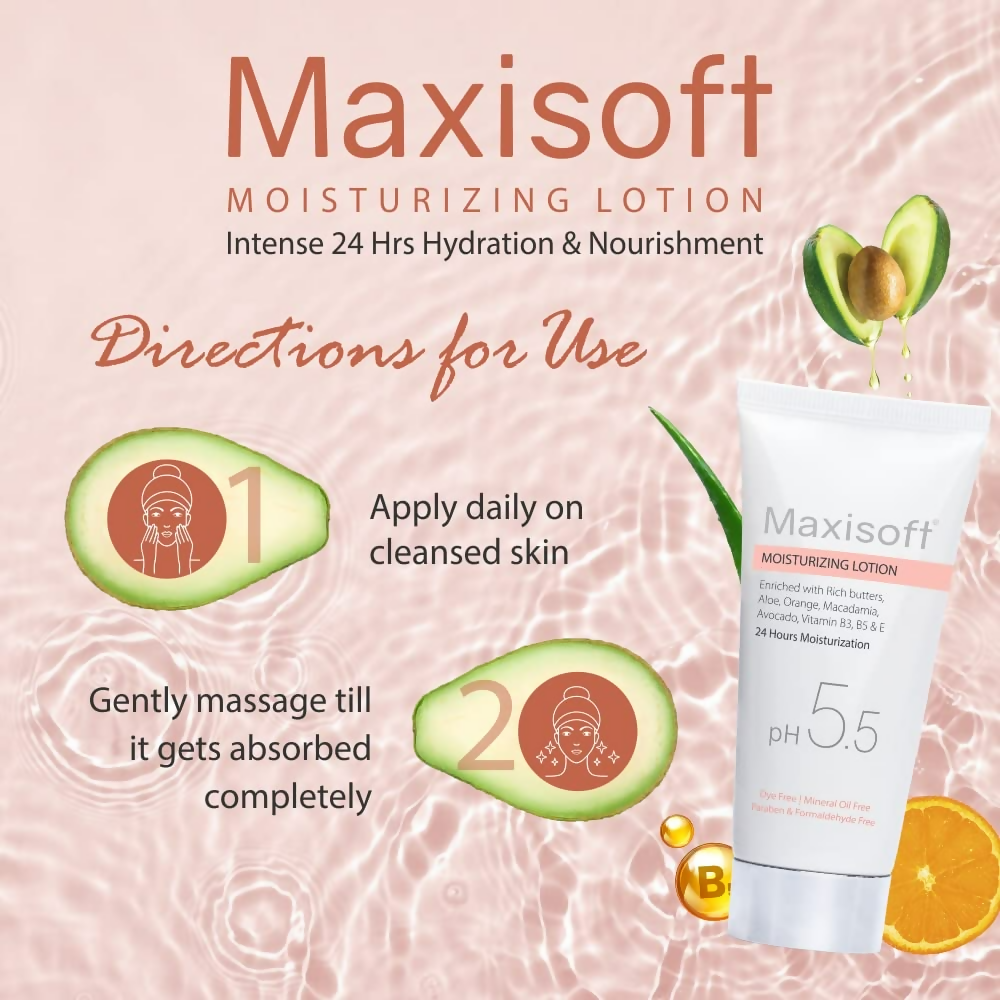 Maxisoft Moisturizing Lotion 24Hrs Moisturisation | Grocsy