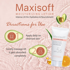 Maxisoft Moisturizing Lotion 24Hrs Moisturisation | Grocsy