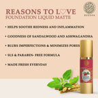Buddha Natural Liquid Foundation Matte Sunkiss Beige | Grocsy