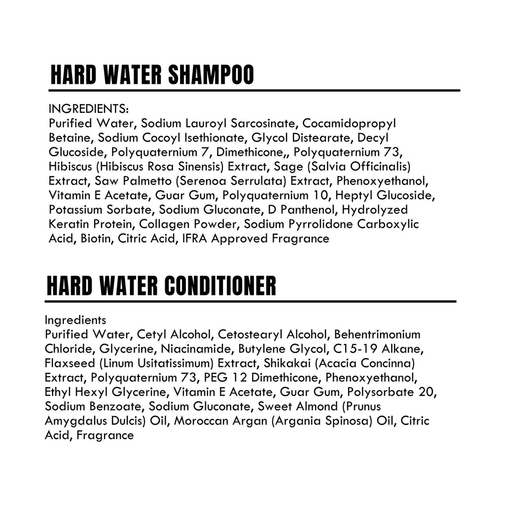 Detoxie Shampoo & Conditioner Combo - Hard Water Repair | Grocsy