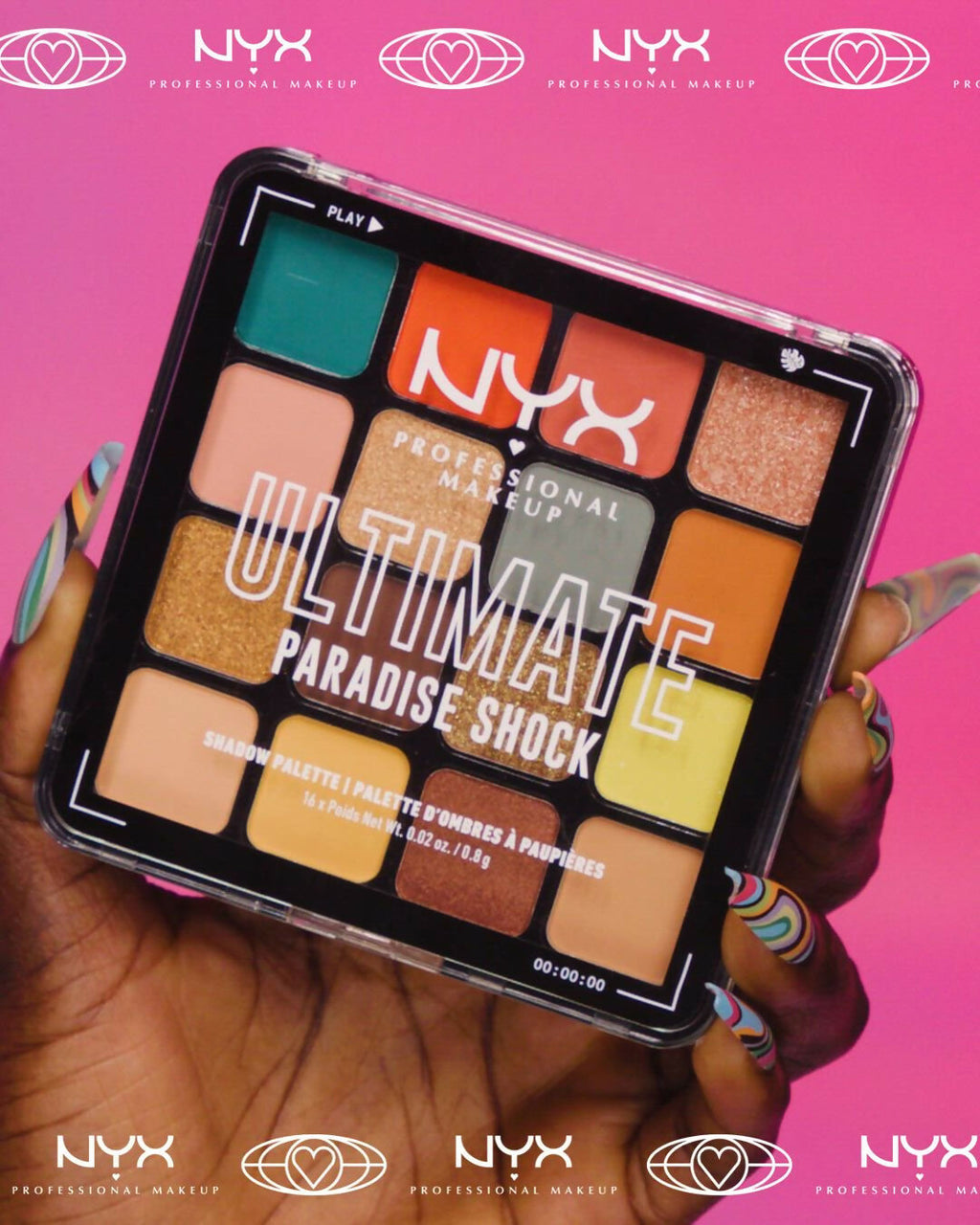 NYX Professional Makeup Ultimate Shadow Palette - Paradise Shock | Grocsy
