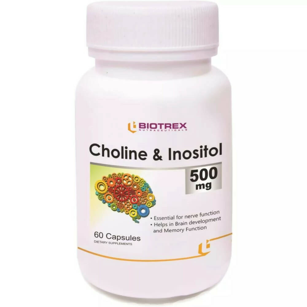 Biotrex Choline And Inositol 500Mg Capsules | Grocsy