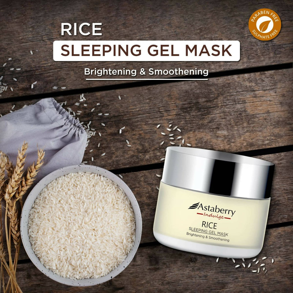 Astaberry Indulge Rice Sleeping Gel Mask | Grocsy
