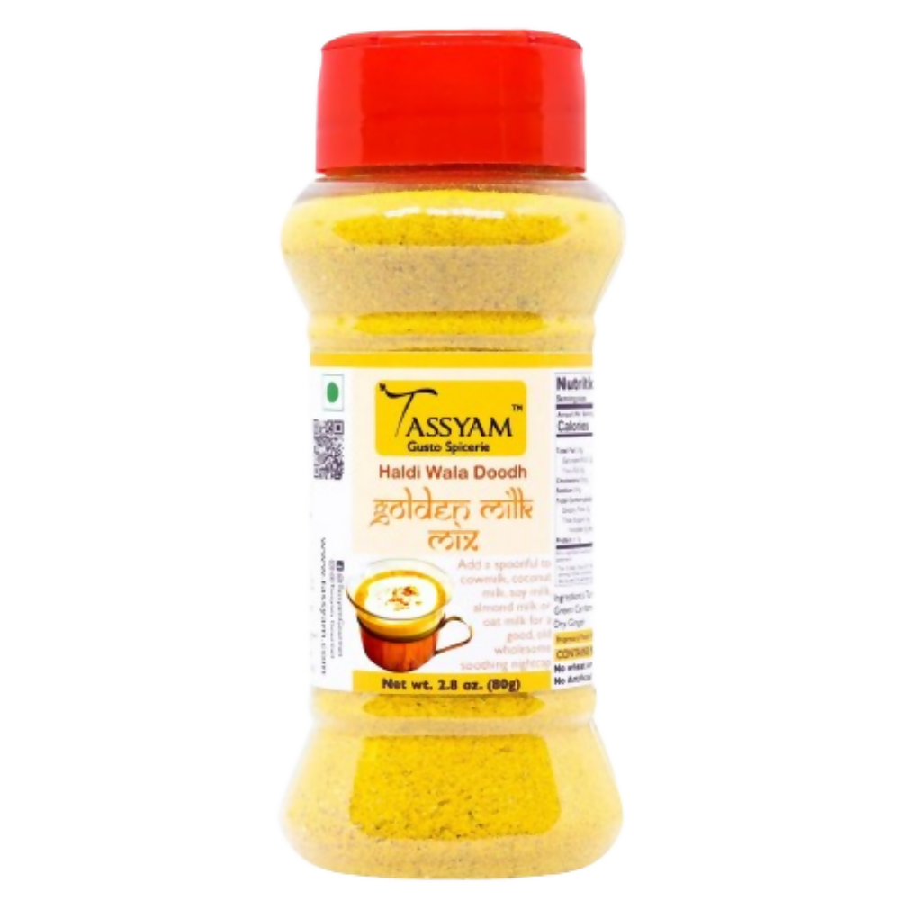 Tassyam Organics Golden Milk Turmeric Latte (unsweetened) | Grocsy