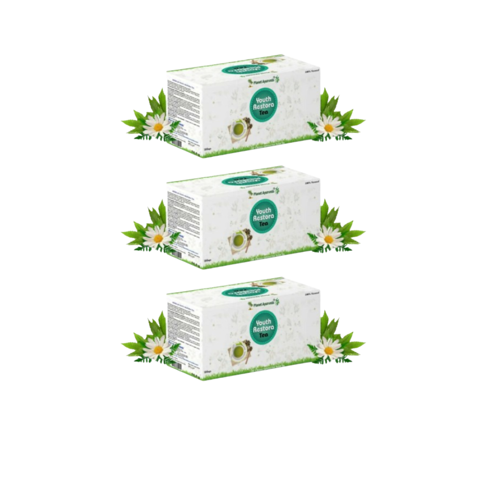 Planet Ayurveda Youth Restora Tea (3 Packs) | Grocsy