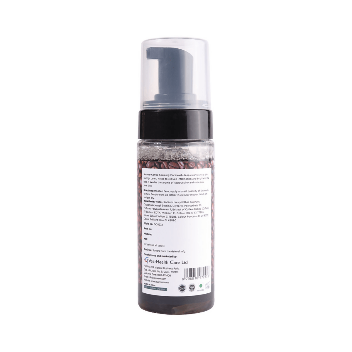 Ayuveer Coffee Foaming Face Wash | Grocsy