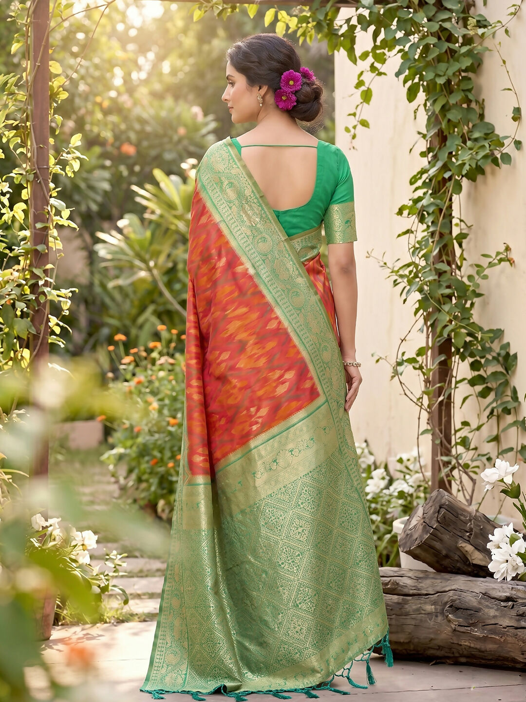 Shree Shyam Fashion Mustard Soft Silk Saree | Grocsy