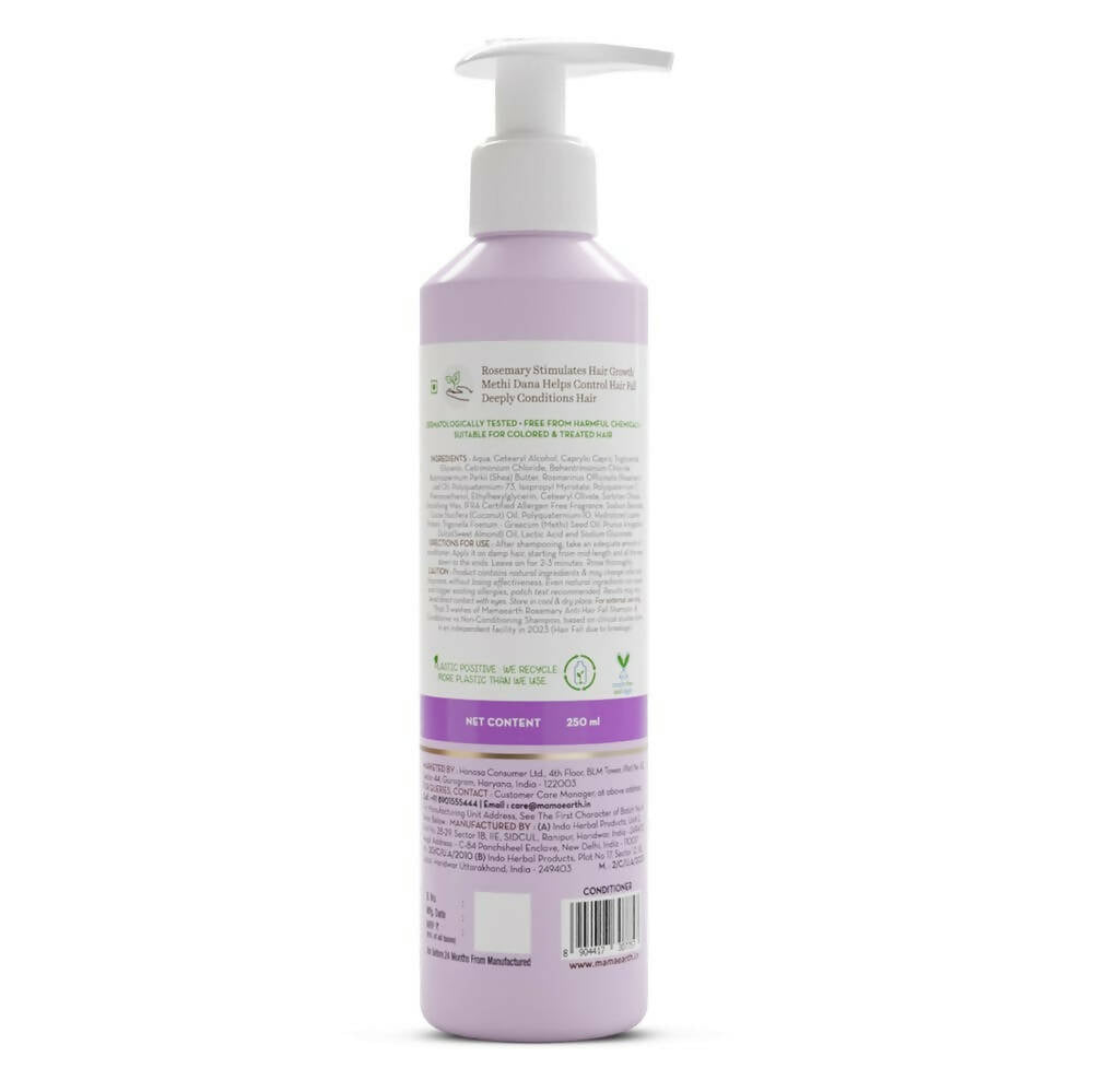 Mamaearth Rosemary Anti-Hair Fall Conditioner with Rosemary & Methi Dana | Grocsy
