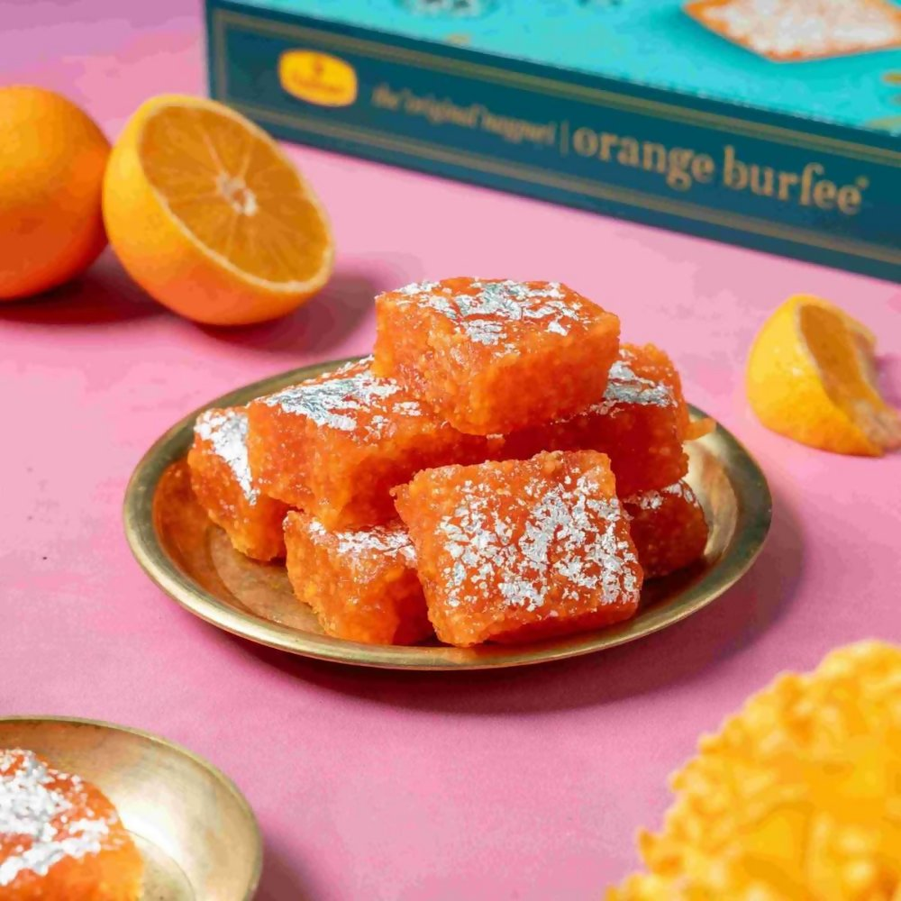 Haldiram's Orange Burfee | Grocsy