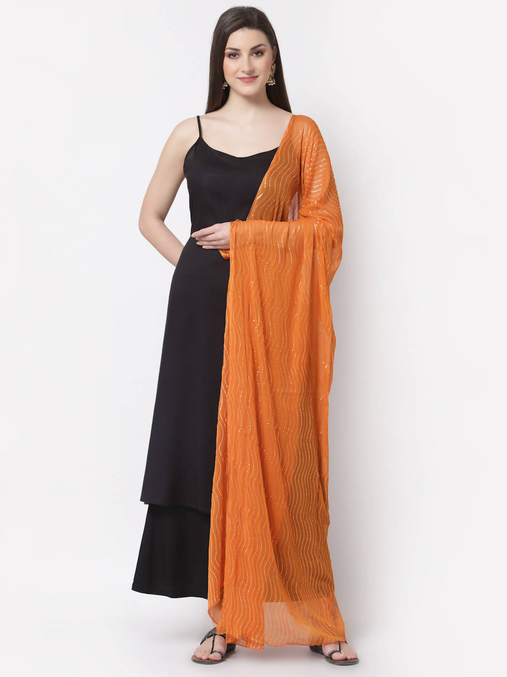 Myshka Trendy Stylish Rayon Square Neck Sleeveless Kurta Palazzo Dupatta Set | Grocsy