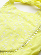 Ahalyaa Women's Traditional wear Dress - Yellow | Grocsy