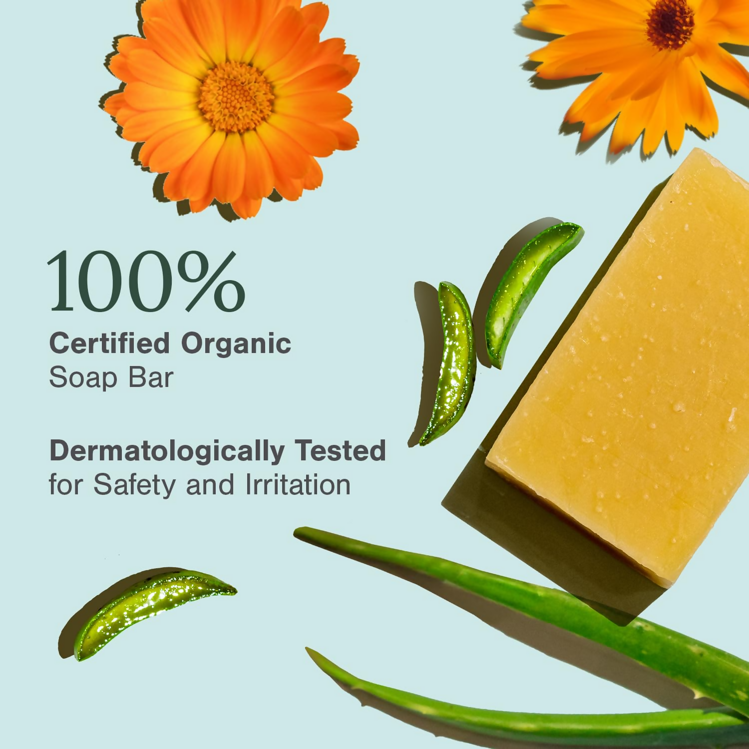 Juicy Chemistry Ultra-Moisturising & Luxurious Organic Soaps, Aloe & Calendula | Grocsy