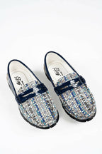 Tiny Bugs Boys Printed Slip Ons Loafers - Blue | Grocsy