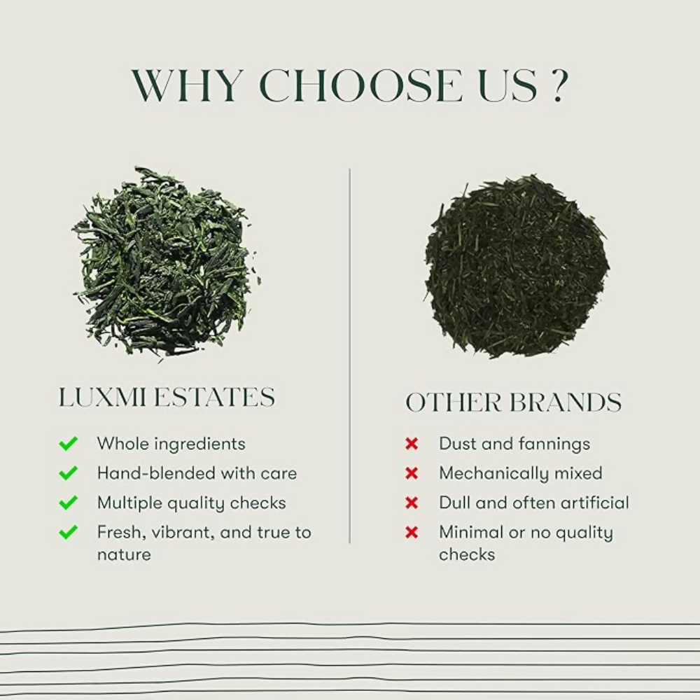Luxmi Estates Japanese Sencha Green Tea | Grocsy