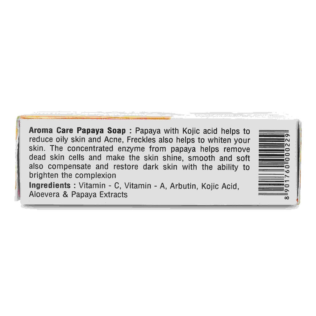 Aroma Care Papaya With Kozic Acid & Vitamin-C Whitening Soap | Grocsy
