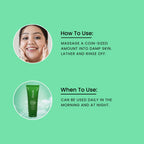 Foxtale Refreshing Face Wash For Deep Cleansing with Niacinamide - Hydrates & Brightens Skin | Grocsy